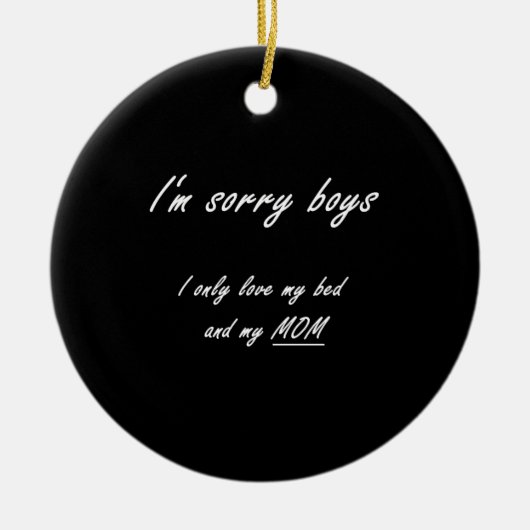 Grappig Meisje Gezegde Daughter Daddy Keramisch Ornament (Voorkant)