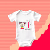 Grappig meisje romper