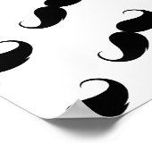 Grappig meisje roze en zwart model poster (Hoek)