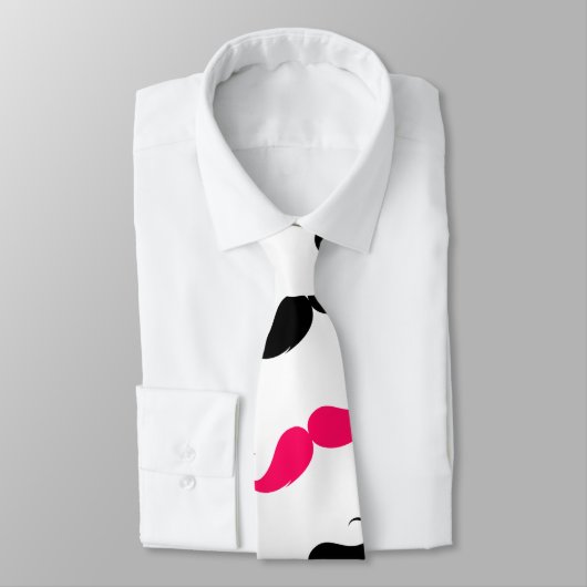 Grappig meisje roze en zwart model stropdas (Gebonden)