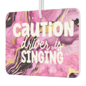 Grappig Meisje Zorgvuldige bestuurders Marmeren Ro Luchtverfrisser (Links)