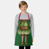 Grappig Meisjeself Body Kerstcadeau Schort (Gedragen)