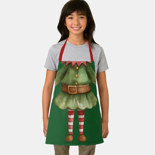 Grappig Meisjeself Body Kerstcadeau Schort (Insitu)