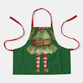Grappig Meisjeself Body Kerstcadeau Schort (Voorkant)
