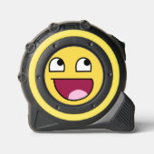 Grappig meme gezicht rolmaat (Voorkant)