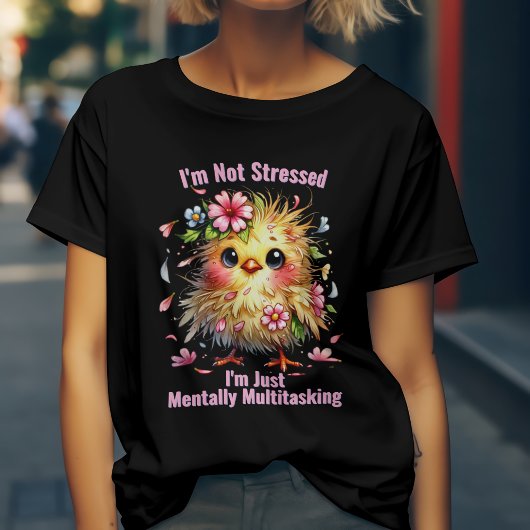 Grappig mentaal multitasken t-shirt