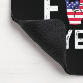 Grappig Merica Ja 4th van Juli Muismat (Hoek)