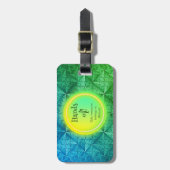 Grappig, merkbaar en personaliseerbaar Bagagelabel (Voorkant verticaal)