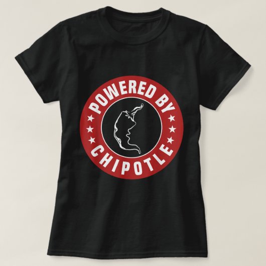 Grappig met Chipotle Design Chili Pepper T-shirt (Design voorkant)