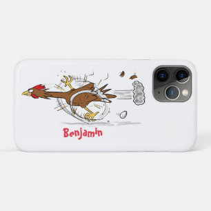 Grappig met coole cartoon illustratie kip Case-Mate iPhone case