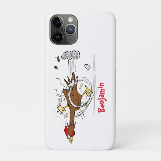 Grappig met coole cartoon illustratie kip Case-Mate iPhone case (Achterkant)