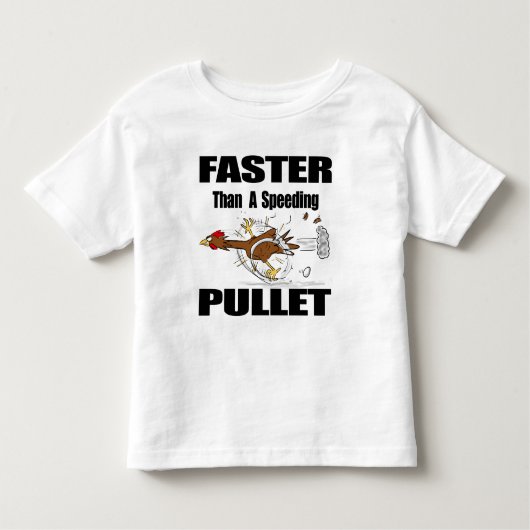 Grappig met coole cartoon illustratie kip kinder shirts (Voorkant)