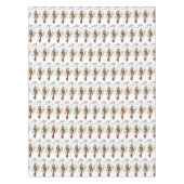 Grappig met coole cartoon illustratie kip tafelkleed (Voorkant)