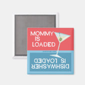 Grappig met de afwasmachine magentemmer is geladen magneet (Voorkant / Achterkant)