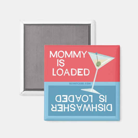 Grappig met de afwasmachine magentemmer is geladen magneet (Voorkant / Achterkant)