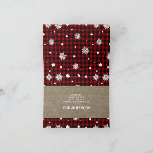 Grappig met de kerst feestdagen kaart (Binnen)