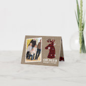 Grappig met de kerst feestdagen kaart (Voorkant)