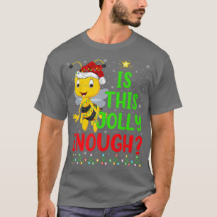 Grappig met de kerstboom is dit alleen genoeg bije t-shirt