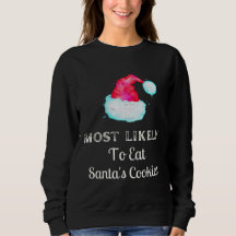 Grappig met de kerstkoekjes van de kerstman