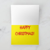 Grappig met drie Mannen Gifts Joke Feestdagen Kaart (Binnen)