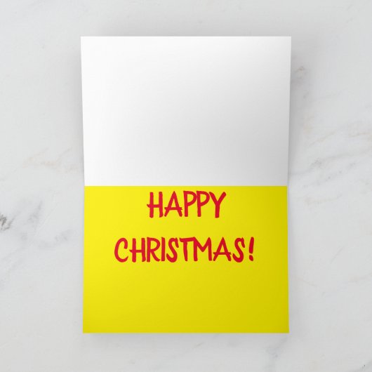 Grappig met drie Mannen Gifts Joke Feestdagen Kaart (Binnen)