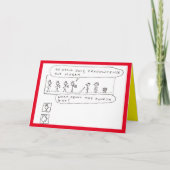 Grappig met drie Mannen Gifts Joke Feestdagen Kaart (Voorkant)