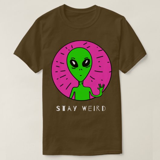 Grappig met een pose verblijf raar cadeau t-shirt (Design voorkant)