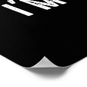 Grappig met gamer Gift Headset kan je niet horen d Poster (Hoek)