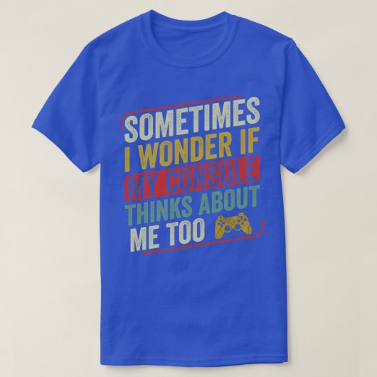 Grappig met gamingconsole Videospellen T-shirt (Design voorkant)