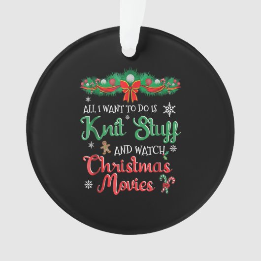 Grappig met kerstfilm ornament (voorkant)