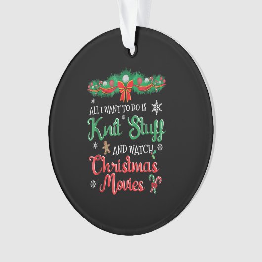 Grappig met kerstfilm ornament (voorkant)