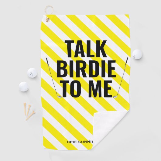 Grappig met me dat ik monogram Epic Fab Joke Golfhanddoek (Insitu)