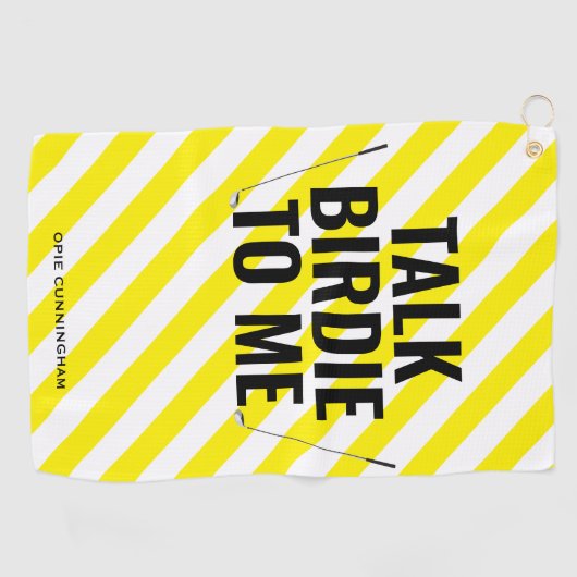 Grappig met me dat ik monogram Epic Fab Joke Golfhanddoek (Horizontaal)