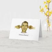 Grappig met selectieve hoorzitting kaart (Gele Bloem)