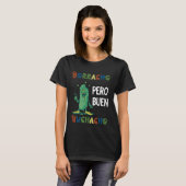 Grappig Mexicaans augurk ontwerp - Borracho pero B T-shirt (Voorkant volledig)