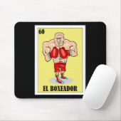 Grappig Mexicaans boksen ontwerp - El Boxeador 1 Muismat (Met muis)