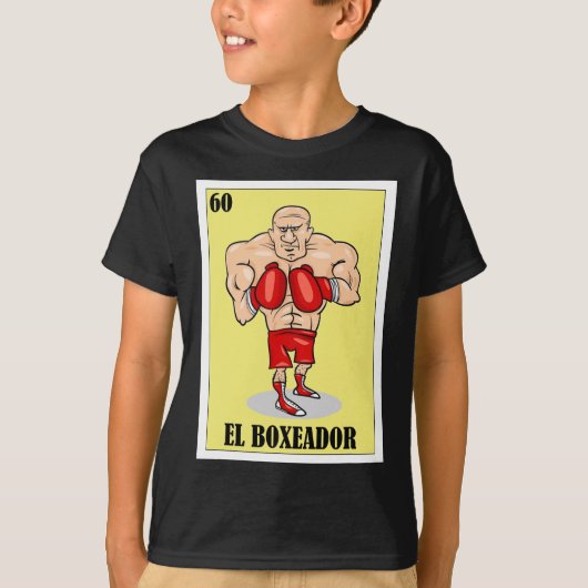 Grappig Mexicaans boksen ontwerp - El Boxeador 1 T-shirt (Voorkant)