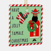 Grappig Mexicaans cadeau Keramisch Ornament (Rechts)