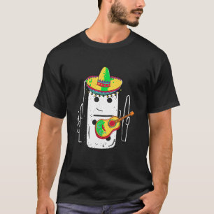 Grappig Mexicaans Domino Botten Domino Speler T Sh T-shirt