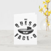 Grappig Mexicaans eten Cinco De Mayo Stop Queso In Kaart (Gele Bloem)