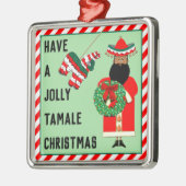Grappig Mexicaans Kerstmis Collectible Metalen Ornament (Links)