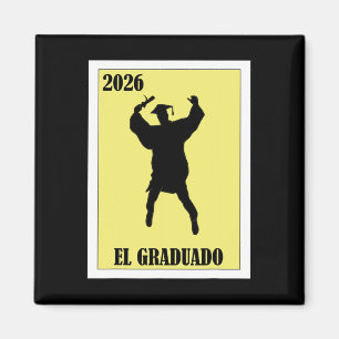 Grappig Mexicaans ontwerp voor afstuderen - El Gra Magneet