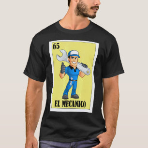 Grappig Mexicaans ontwerp voor automonteurs - El M T-shirt