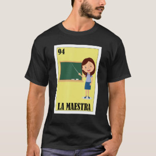 Grappig Mexicaans ontwerp voor leraren - La Maestr T-shirt
