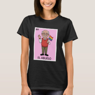 Grappig Mexicaans ontwerp voor opa - El Abuelo Gay T-shirt