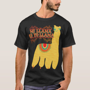 grappig Mexicaans sprekend Llama-ontwerp voor vrou T-shirt