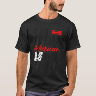 Grappig Mexicaans Trein Dominoes Spel T Shirt