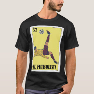 Grappig Mexicaans Voetbalontwerp - El Futbolista T-shirt