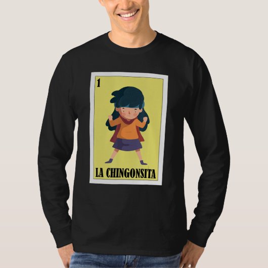 Grappig Mexicaans voor kinderen - La Chingonsita T-shirt (Voorkant)