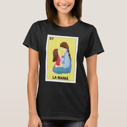 Grappig Mexicaans voor mama - La Mama T-shirt (Voorkant)